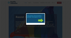 Desktop Screenshot of equalityfederation.org