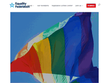 Tablet Screenshot of equalityfederation.org